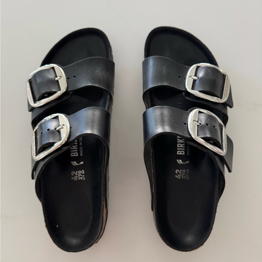 Birkenstock Arizona Big Buckle Black Sandals